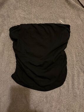Black Strapless Tube Top - Women's Basic